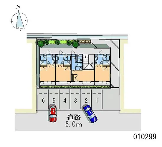 ★手数料０円★岐阜市西川手１丁目　月極駐車場（LP）